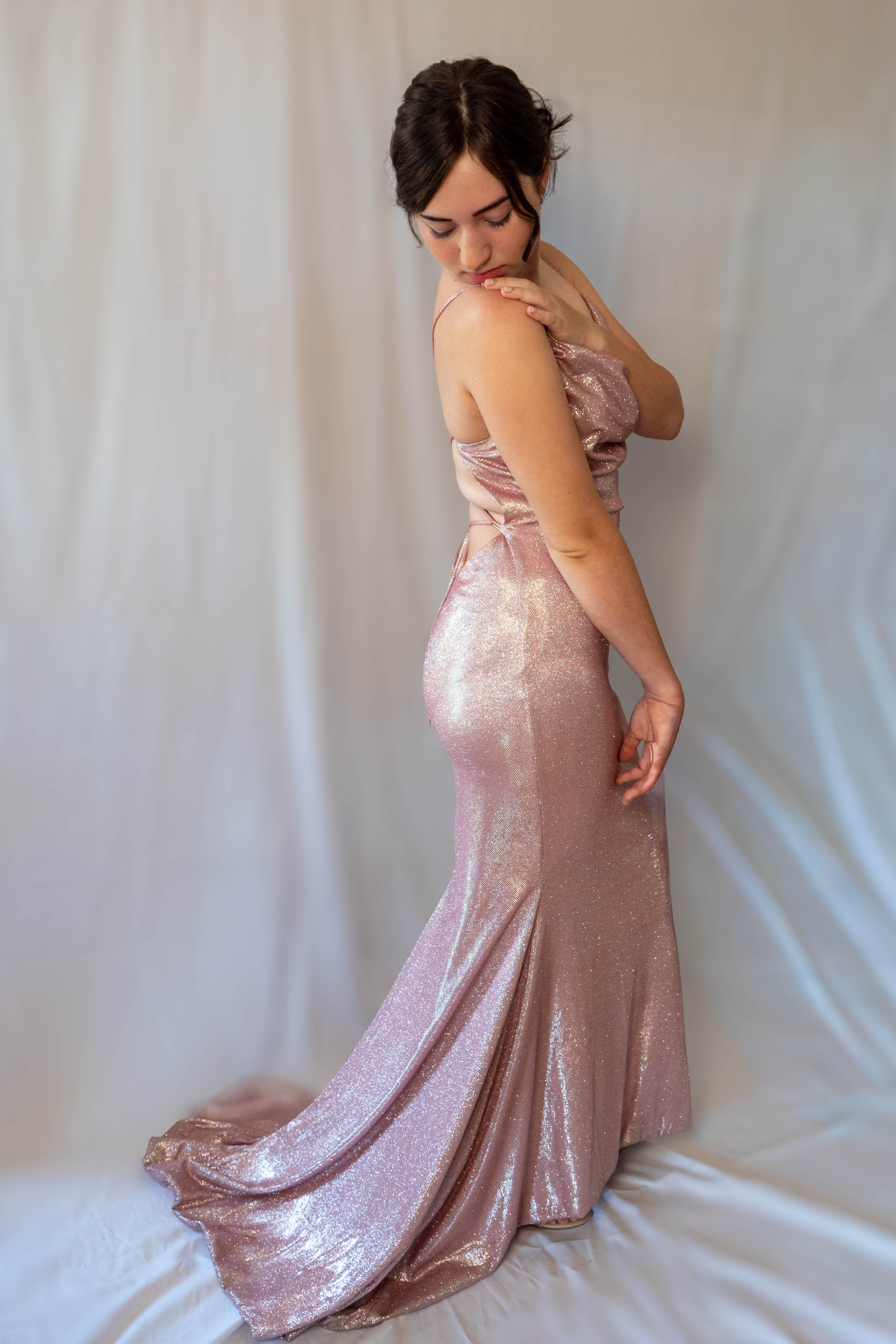 TPC - Lumina cowl neck gown