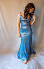 TPC - Lumina cowl neck gown